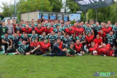 PLFA I: Tytani Lublin - Mustangs Płock 13:12