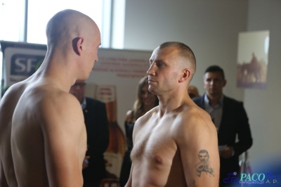 Ceremonia ważenia przed galą Wojak Boxing Night: Lublin 30.05.2014_32
