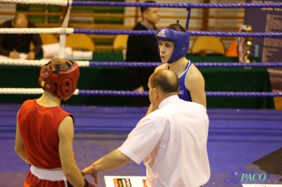 Towarzyski Mecz Bokserski - MKS II LO Chełm vs Klub Sportowy Paco: Piotr Jędrzejewski nieznacznie lepszy od Dawida Cieszyńskiego_3