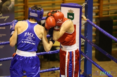 Towarzyski Mecz Bokserski - MKS II LO Chełm vs Klub Sportowy Paco: Kamil Wieczorek nie dał szans Dawidowi Wierciochow