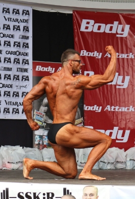 Klaudiusz Nocoń w VIII Zawodach w Kulturystyce i Fitness Sopot 2015 